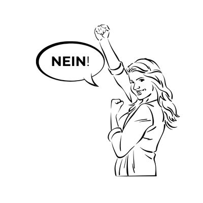 Diplomatisch Nein sagen